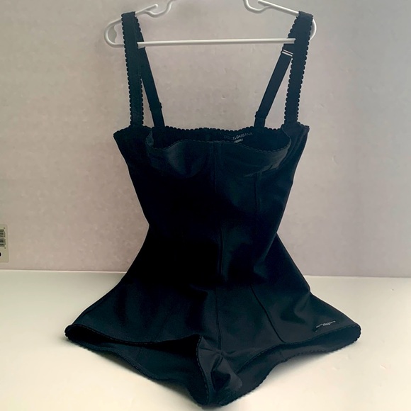 NWT Skims X Dolce Gabbana Bodysuit Black - Picture 4 of 8
